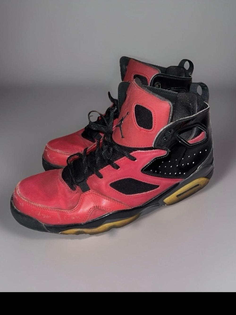 Nike Air Jordan Flight Club 91 (Size 11 Men) Red and Black Colorway.